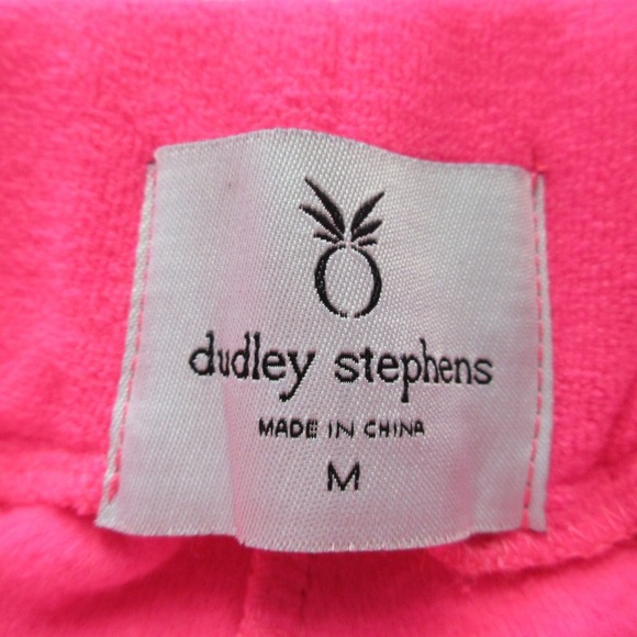 Dudley Stephens Terry Fleeced Jay Joggers Women M Pink Polyester Loungewear 302 - Picture 3 of 12